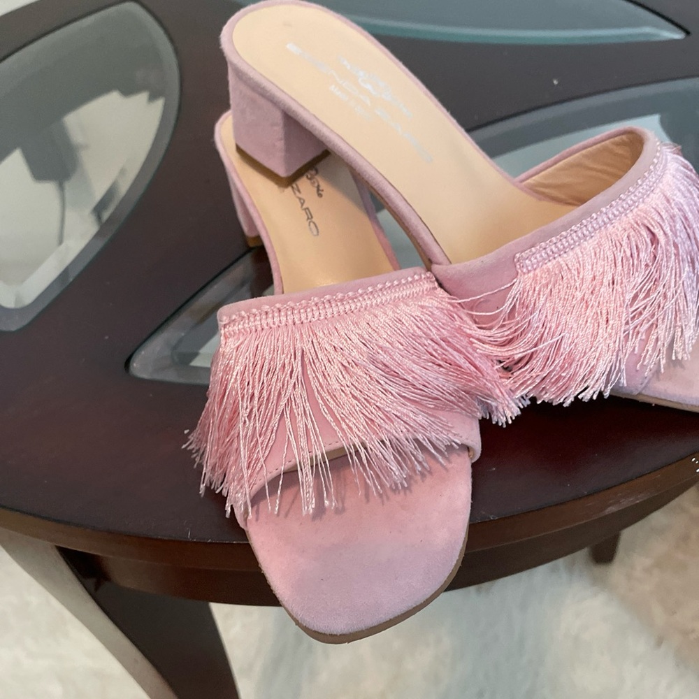 Cute pink fridge shoes by Brenda Zaro.  New no box.